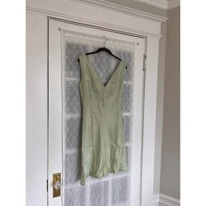 Peppermayo Sage Green Summer Sun Dress